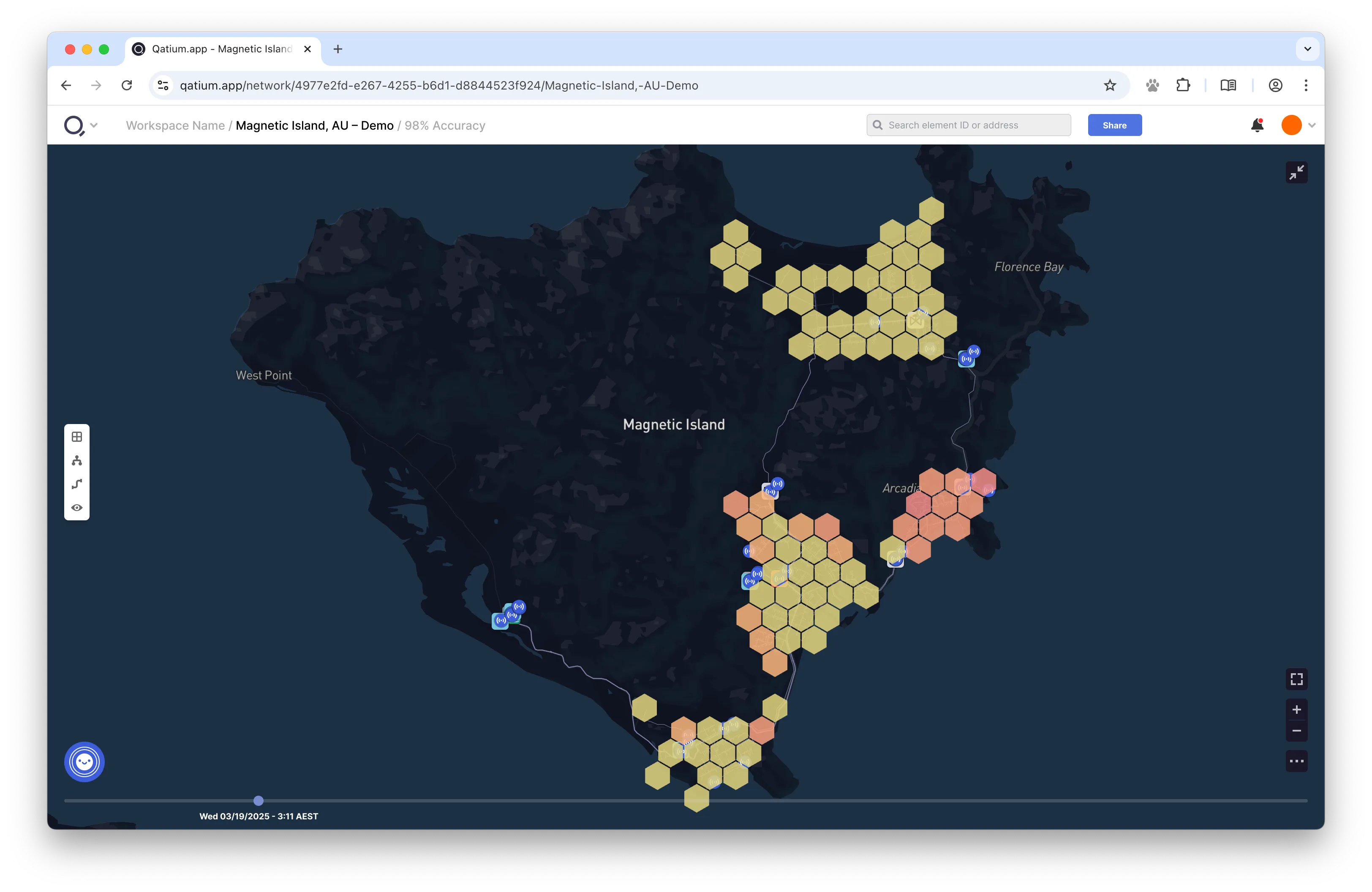 Qatium UI - Map Controls
